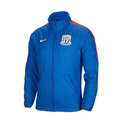 Nike Retro Logo Print Track Jacket Blue CT6657-480