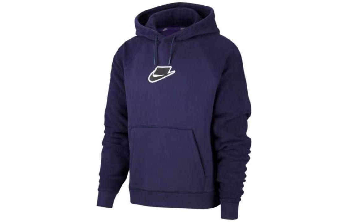 Nike Retro Logo Pullover Sweatshirt Electric Purple BV4602-498