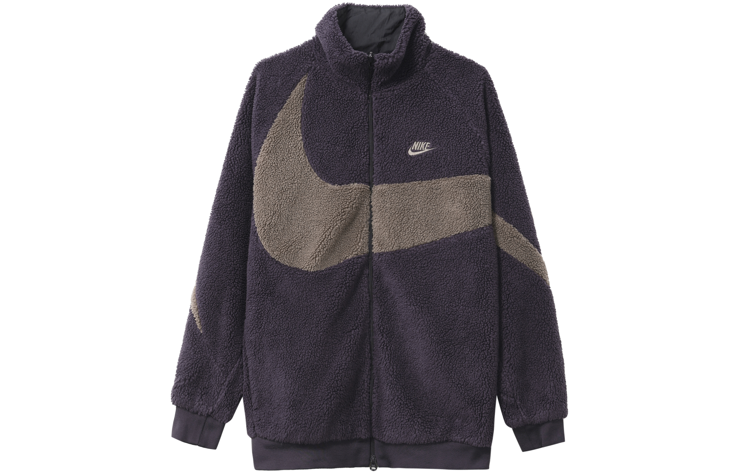 Order Nike Retro Logo Reversible Embroidered Jacket Navy Blue Sportswear BQ6546-540