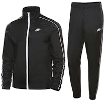 Nike Retro Outdoor Training Tracksuit Black - Breathable Striped Design BV3030-010 Nike Retro Outdoor Training Tracksuit Black - Breathable Striped Design BV3030-010