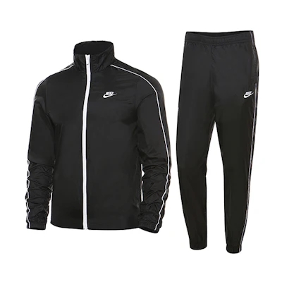 Nike Retro Outdoor Training Tracksuit Black - Breathable Striped Design BV3030-010