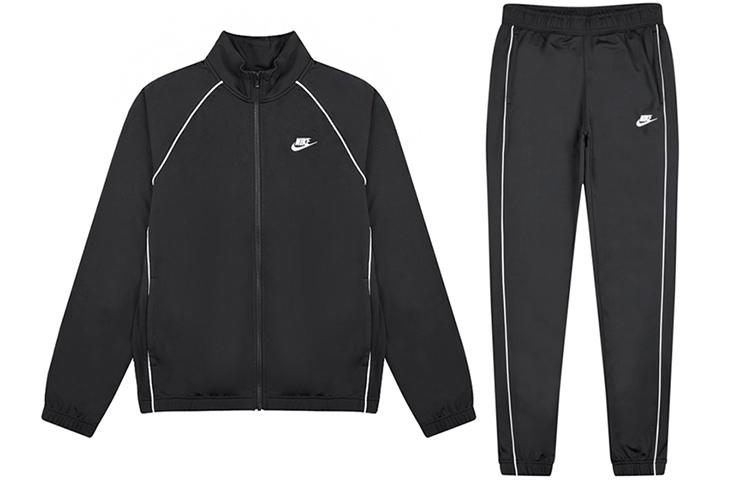 Nike Retro Patchwork Striped Tracksuit Black CZ9988-010