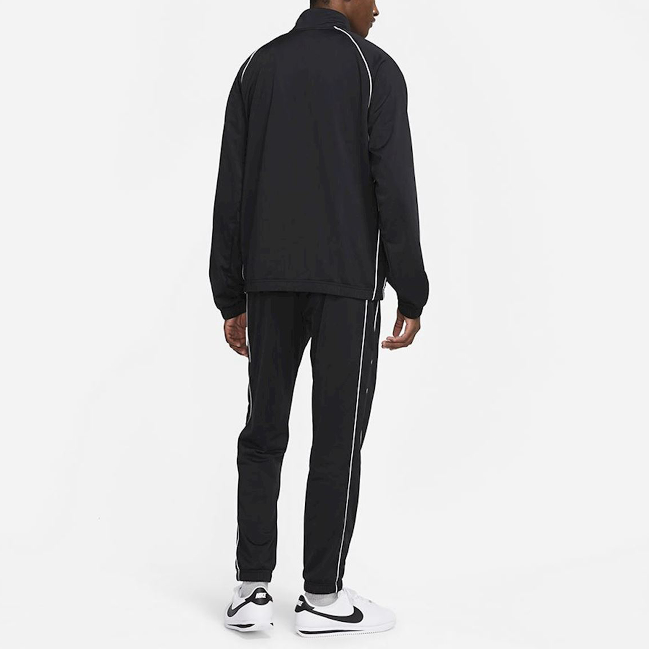 Cheap Nike Retro Patchwork Jalur Tracksuit Hitam CZ9988-010