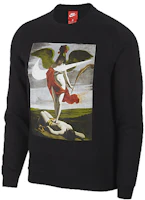 Nike Retro Pattern Comfort Sweatshirt Black AQ7140-010 Nike Retro Pattern Comfort Sweatshirt Black AQ7140-010
