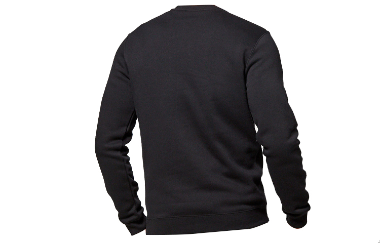 Lookbook Nike 復古圖案舒適長袖運動衫 黑色 AQ7140-010