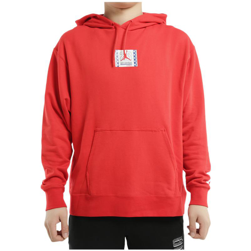 Shop Nike 復古紅色運動套頭衫 - 休閒舒適 CW8619-650