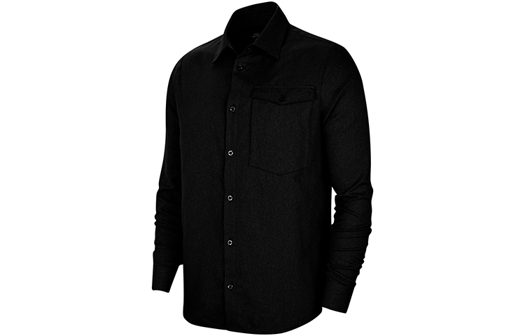 Nike Retro Skateboard Flannel Shirt Jacket Black Casual Wear CK5259-010