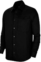 Nike Retro Skateboard Flannel Shirt Jacket Black Casual Wear CK5259-010 Nike Retro Skateboard Flannel Shirt Jacket Black Casual Wear CK5259-010