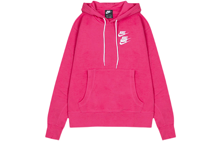 Nike Retro Smile Hoodie Pullover Rose Red DA0932-615