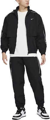 나이키 남성 레트로 트랙 재킷 블랙 사이드 스트라이프 디자인. FB8623-010 Shop 나이키 남성 레트로 트랙 재킷 블랙 사이드 스트라이프 디자인. FB8623-010