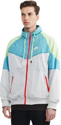 나이키 레트로 윈드브레이커 자켓 블루/화이트 컬러블록 후드 디자인 AR2210-101 Details for 나이키 레트로 윈드브레이커 자켓 블루/화이트 컬러블록 후드 디자인 AR2210-101