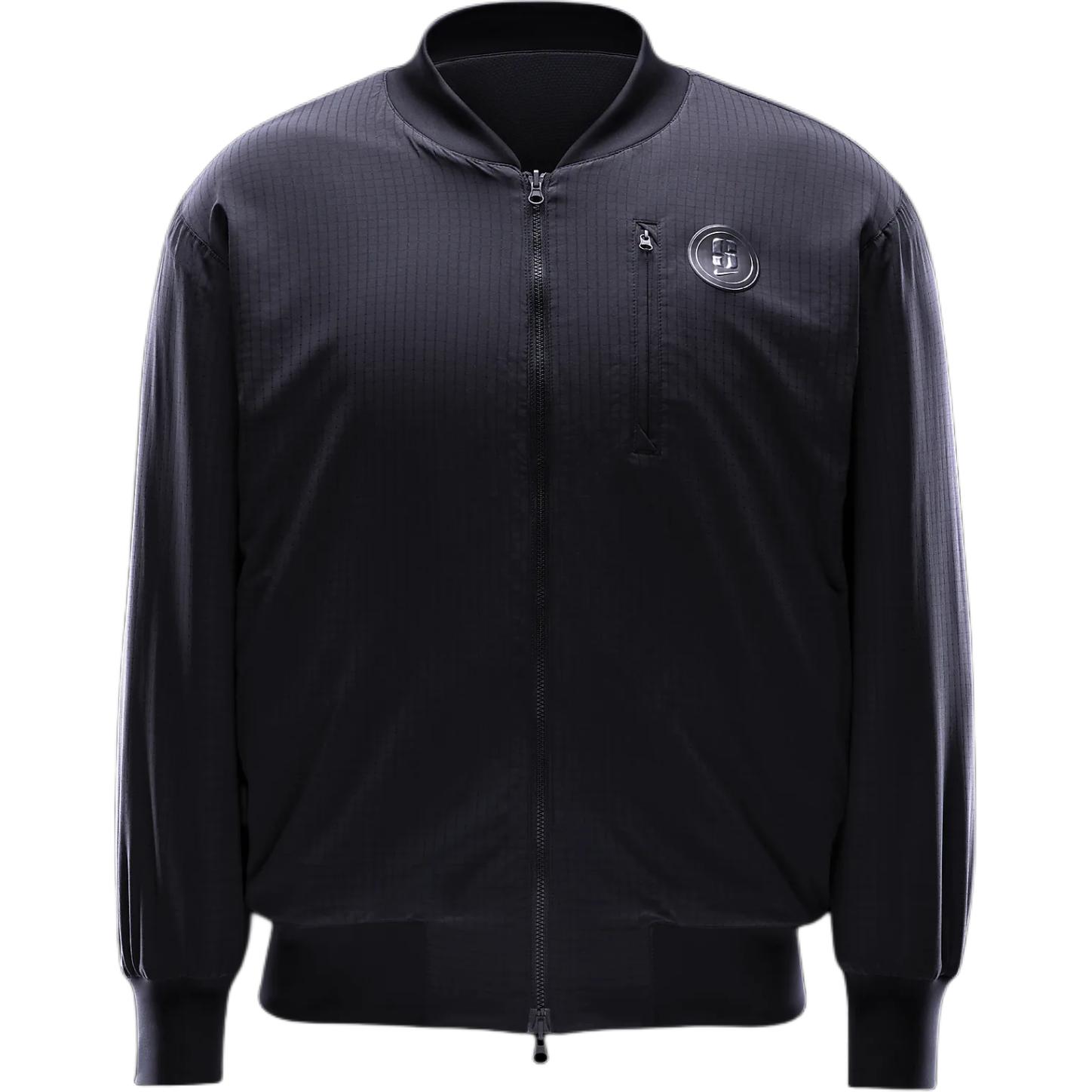 Nike Reversible Basketball Jacket Embroidered Logo Unisex Black Bomber FV3164-010