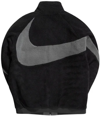 Nike Reversible Full Zip Fleece Jacket with Large Logo Black AJ2701-011 Lookbook Nike Reversible Full Zip Fleece Jacket with Large Logo Black AJ2701-011