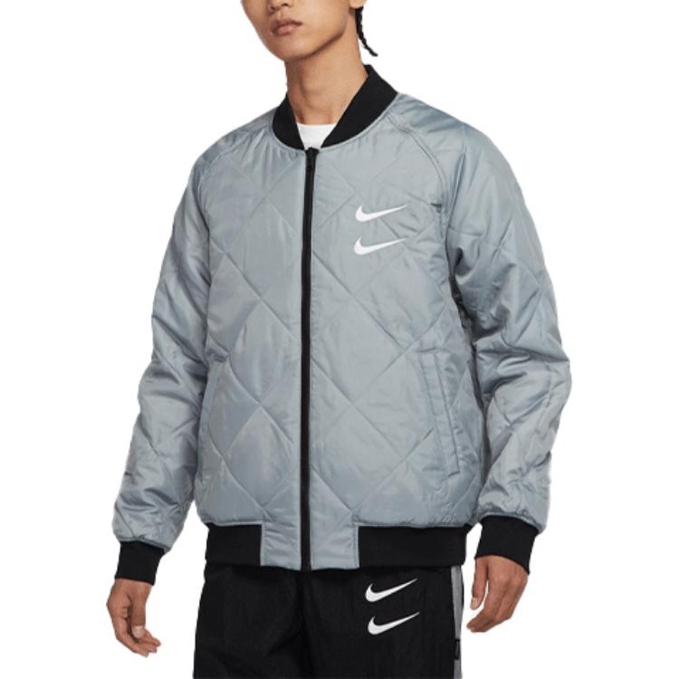 Details for ナイキリバーシブルウィンタージャケット ブラック - カジュアルビッグスウッシュコート. DO2889-010