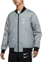 Details for Nike Reversible Winter Jacket Black - Casual Big Swoosh Puffer Coat. DO2889-010