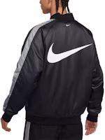 Cheap Nike Reversible Winter Jacket Black - Casual Big Swoosh Puffer Coat. DO2889-010