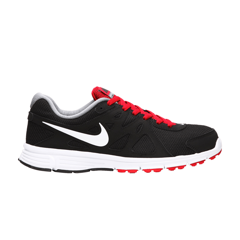 Nike Revolution 2 4E Wide 'Black White Varsity Red' 573751-016
