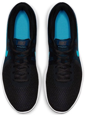 Nike REVOLUTION 4 舒適 運動 彈性 低筒 跑步鞋 男款 黑藍 Shop Nike REVOLUTION 4 舒適 運動 彈性 低筒 跑步鞋 男款 黑藍