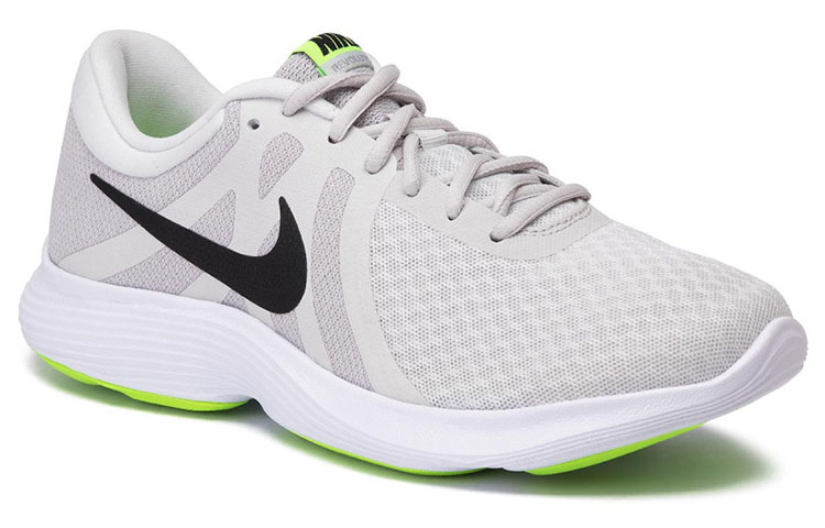 Nike Revolution 4 Low-Top Grey/Black/Green 圖 2