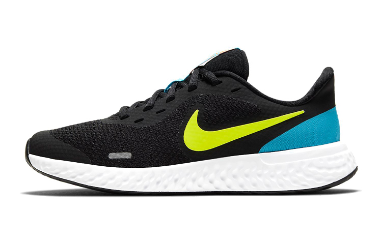(Youth) Nike Revolution 5 'Black Yellow Blue'