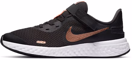 (Youth) Nike Revolution 5 FlyEase 'Black Gold' CQ4649-012 (Youth) Nike Revolution 5 FlyEase 'Black Gold' CQ4649-012