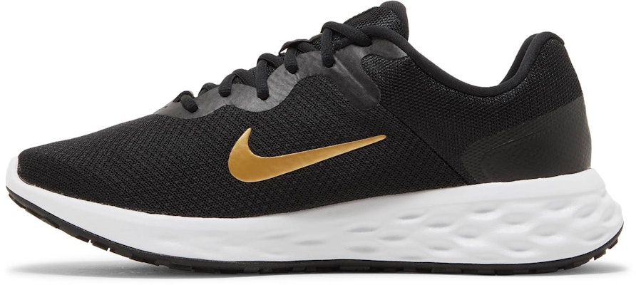 Nike Revolution 6 'Black Metallic Gold' DC3728-002 Lookbook Nike Revolution 6 'Black Metallic Gold' DC3728-002