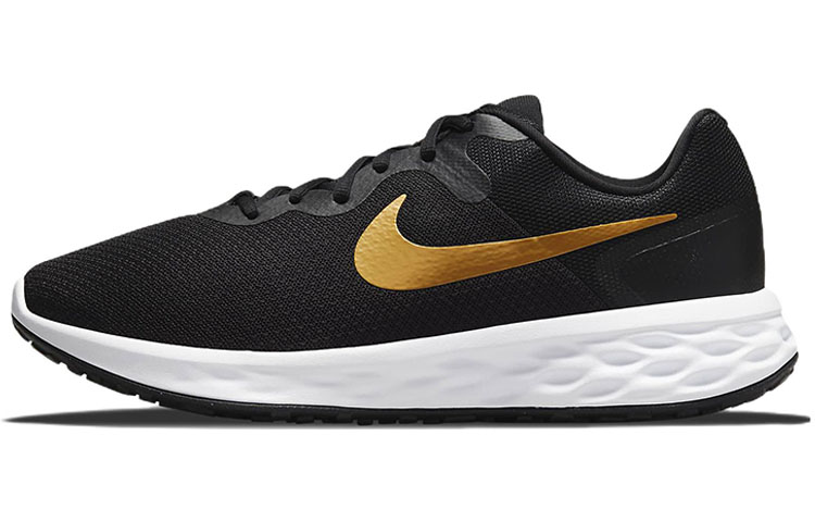 Buy Nike Revolution 6 Lebar Ekstra 'Hitam Emas Metalik' DD8475-002