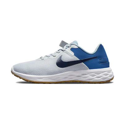 Nike Revolution 6 FlyEase Next Nature 'Pure Platinum Dark Marina Blue'