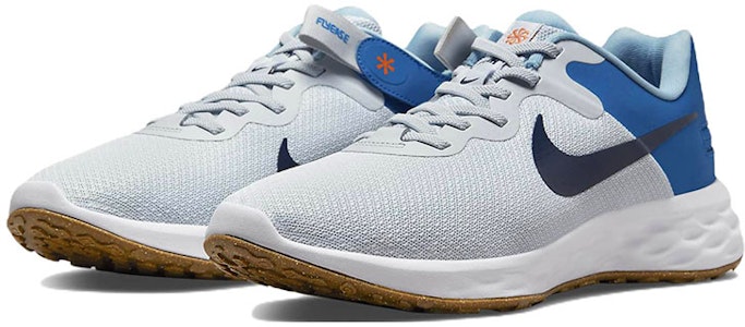 Nike Revolution 6 FlyEase Next Nature 'Pure Platinum Dark Marina Blue' Malaysia DC8992-002 Lookbook Nike Revolution 6 FlyEase Next Nature 'Pure Platinum Dark Marina Blue' Malaysia DC8992-002