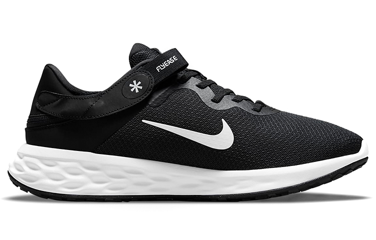 Order Nike Revolution 6 FlyEase Next Nature 低幫運動跑步鞋 黑白 可回收材料