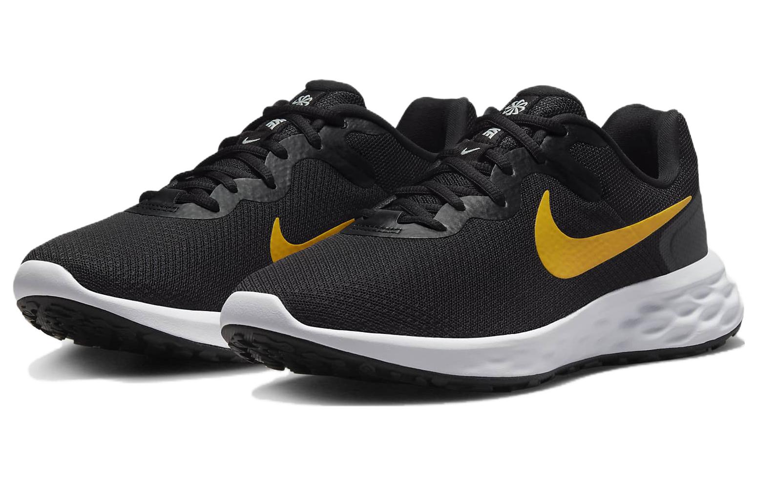 Lookbook Nike Revolution 6 Next Nature 'Hitam Emas Universitas' DC3728-013