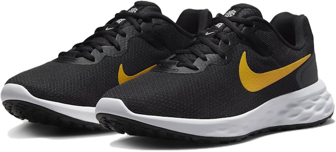 Nike Revolution 6 Next Nature 'Hitam Emas Universitas' DC3728-013 Lookbook Nike Revolution 6 Next Nature 'Hitam Emas Universitas' DC3728-013