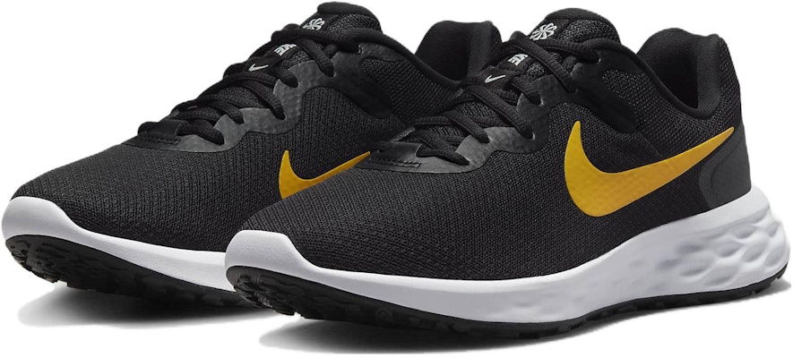 Nike Revolution 6 Next Nature 'Negro Oro Universitario' DC3728-013 Lookbook Nike Revolution 6 Next Nature 'Negro Oro Universitario' DC3728-013