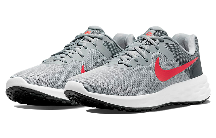 Lookbook Nike Revolution 6 Next Nature 'Light Smoke Grey Siren Red' DC3728-007