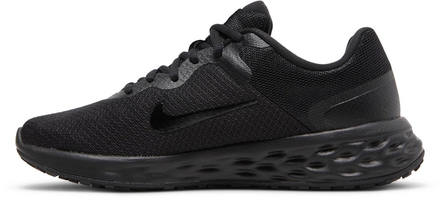 (W) Nike Revolution 6 Next Nature 'Triple Black' Lelaki Hitam Sepenuhnya DC3729-001 Lookbook (W) Nike Revolution 6 Next Nature 'Triple Black' Lelaki Hitam Sepenuhnya DC3729-001
