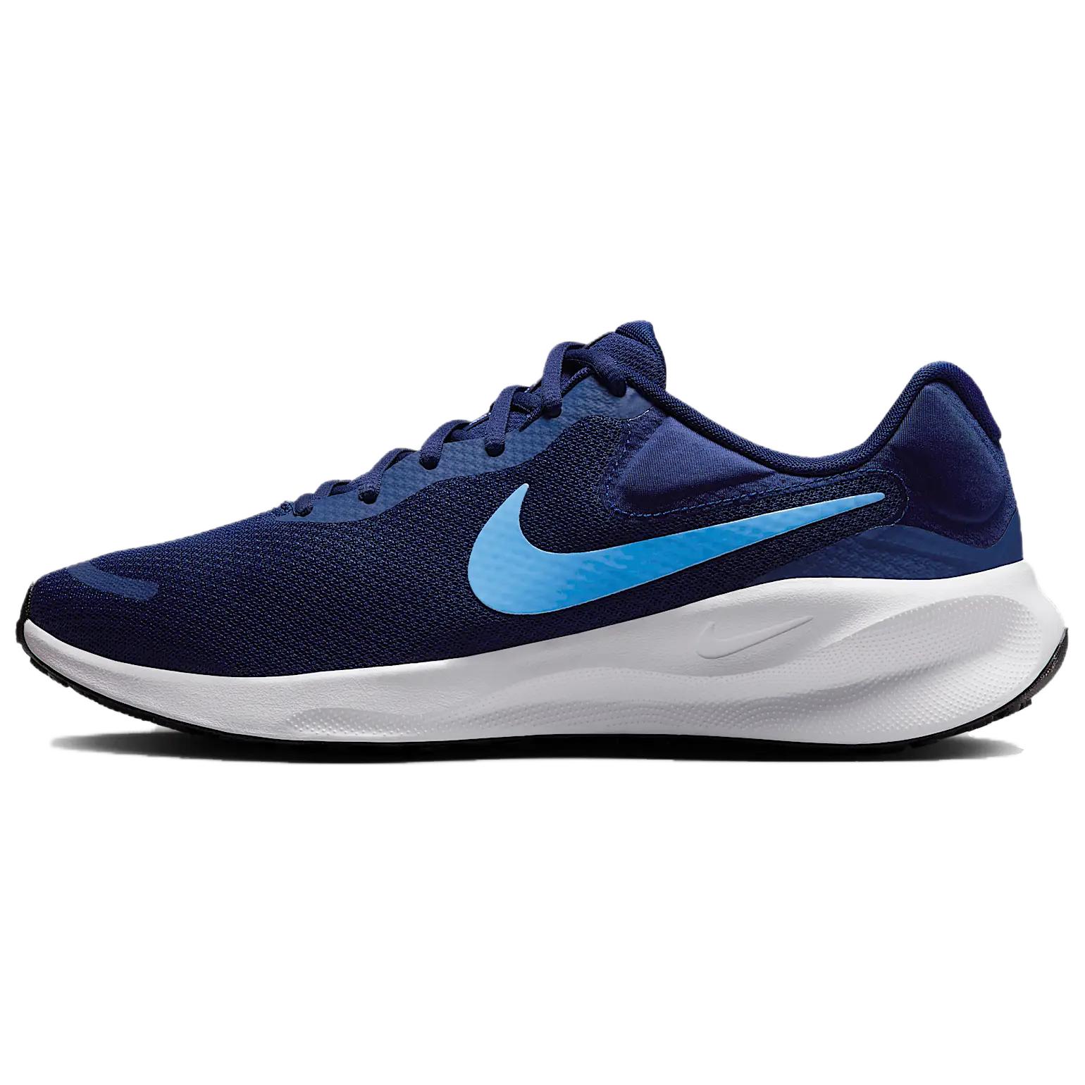 Nike Revolution 7 Blue Stylish Urban Running Shoes Low-Top Sneakers FB2207-406