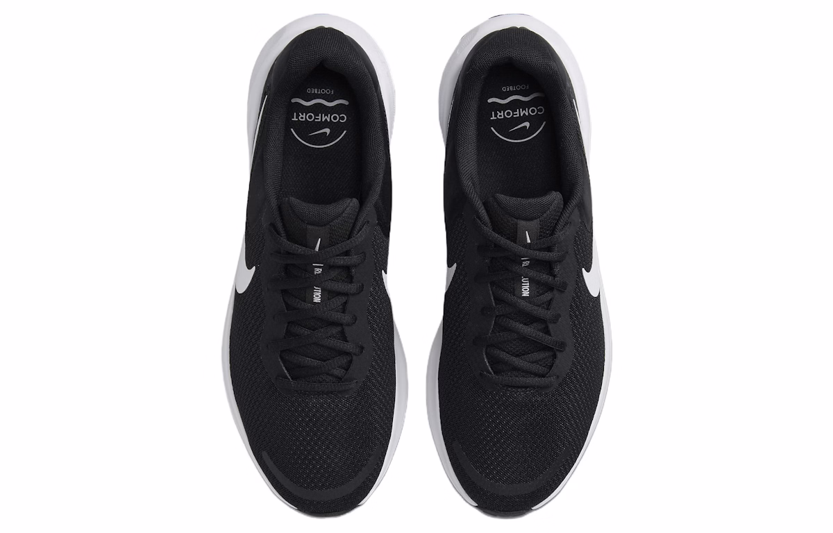 Nike Revolution 7 in Black 'Comfort Versatile Cushion Breathable Low-top Running'