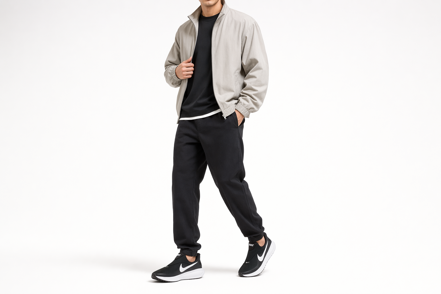 Order Nike Revolution 8 Easy On 001 Zwart/Wit HQ2414-001