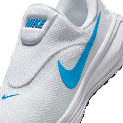 Sizing ナイキ レボリューション 8 イージー オン ホワイト/ピュアプラチナ/ブラック/ブルーヒーロー HQ2414-101