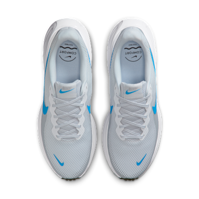 Shop Nike Revolution 8 Platinum/Wolf Grey/Putih/Biru Hero HJ9198-006