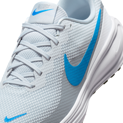 Sizing Nike Revolution 8 Platinum/Wolf Grey/Putih/Biru Hero HJ9198-006