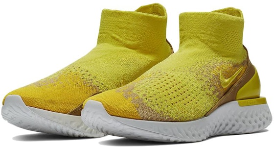 耐吉 Rise React Flyknit Sonic Yellow BQ6176-707 Order 耐吉 Rise React Flyknit Sonic Yellow BQ6176-707
