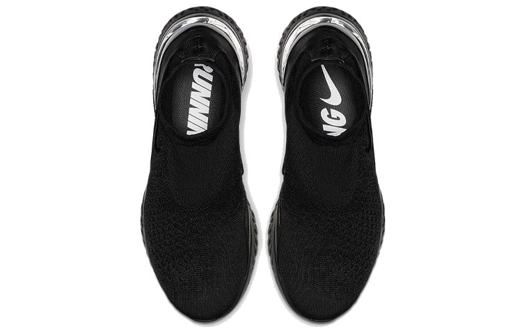 Shop 耐克Rise React Flyknit全黑配色 AV5554-003
