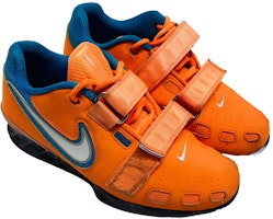 Nike Romaleos 2 'Total Orange Blue Lagoon' Lelaki Wanita Sukan Fitness. 476927-814 Lookbook Nike Romaleos 2 'Total Orange Blue Lagoon' Lelaki Wanita Sukan Fitness. 476927-814