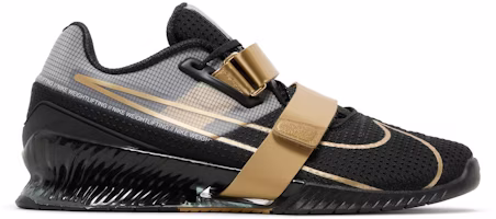 Nike Romaleos 4 'Black Metallic Gold' CD3463-001 Nike Romaleos 4 'Black Metallic Gold' CD3463-001