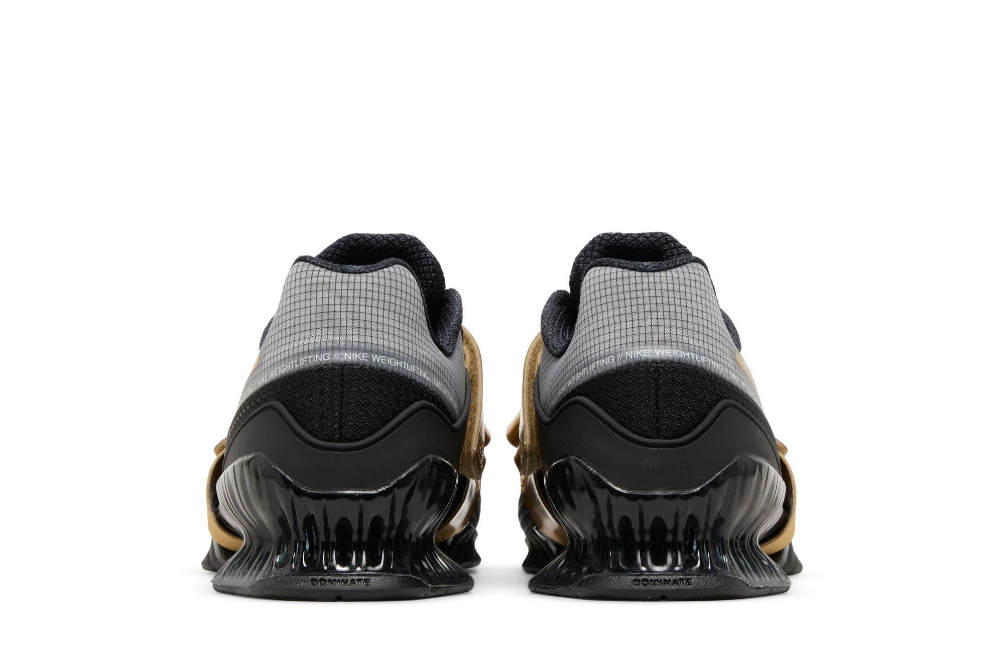 Sizing Nike Romaleos 4 'Hitam Emas Metalik' CD3463-001