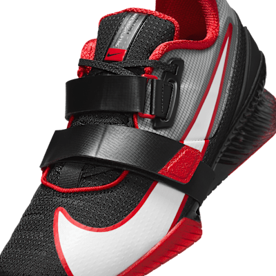 Sizing 耐克Romaleos 4 黑/大学红/白 举重鞋 CD3463-003