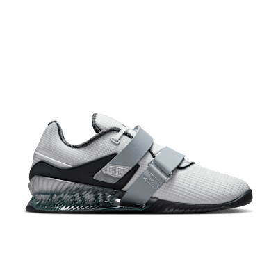 Shop Nike Romaleos 4 Zapatillas de Halterofilia Blanco/Antracita/Gris Lobo/Plateado FZ8663-100