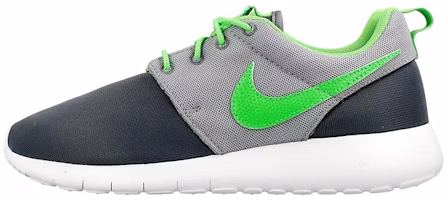 (Youth) Nike Roshe One Low-Top /Green 'Grey' 599728-025 (Youth) Nike Roshe One Low-Top /Green 'Grey' 599728-025