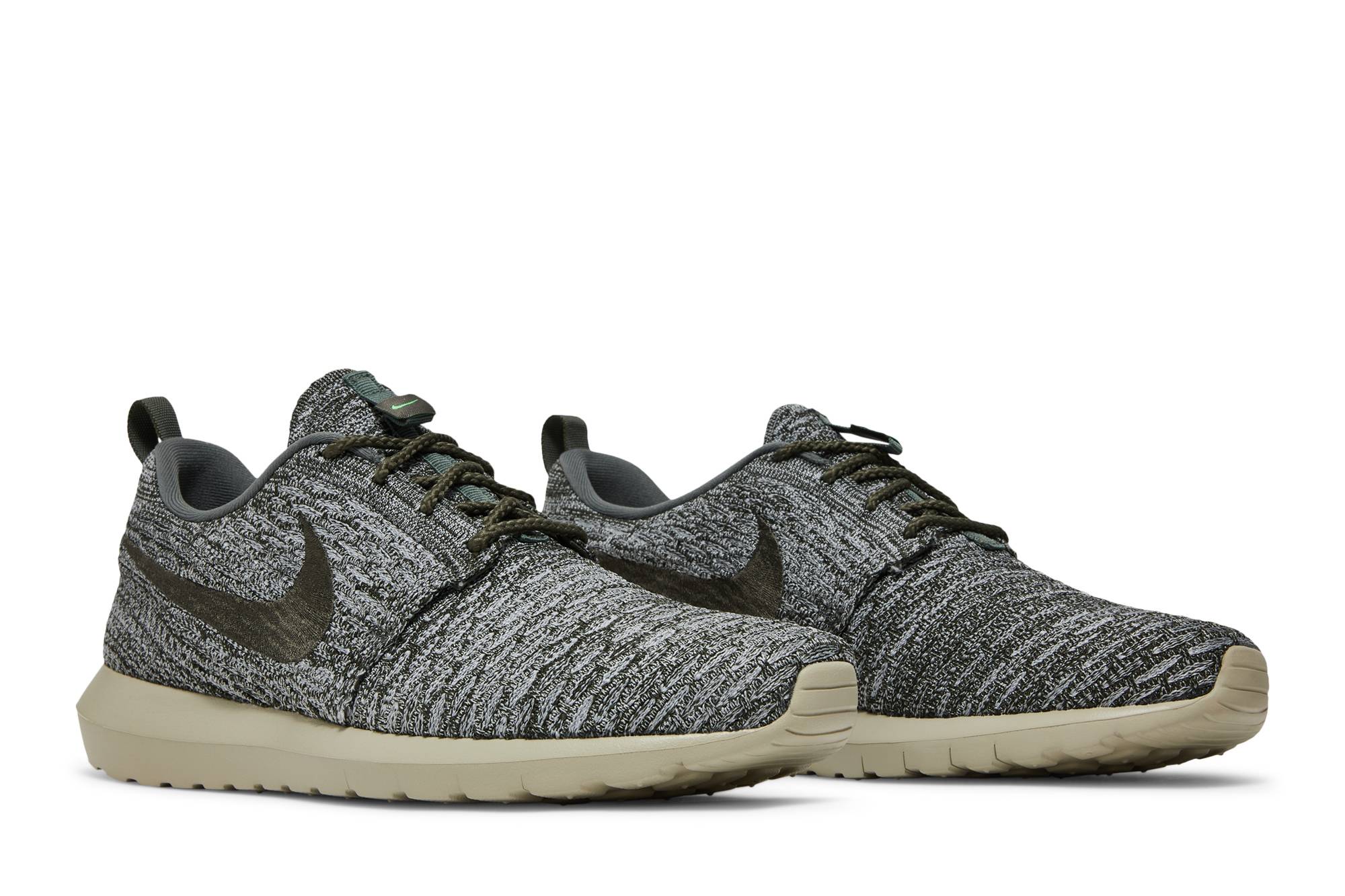 Nike Roshe One Flyknit Sequoia 'Wolf Grey' 圖 8